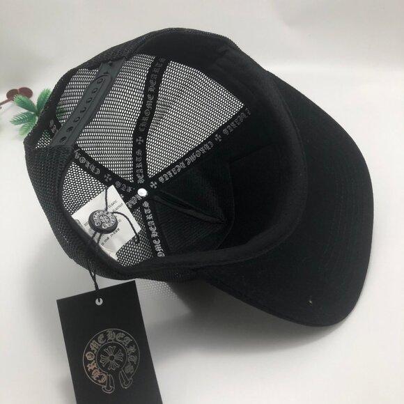 Chrome Hearts black hat with white embroidery - Picture 2 of 6